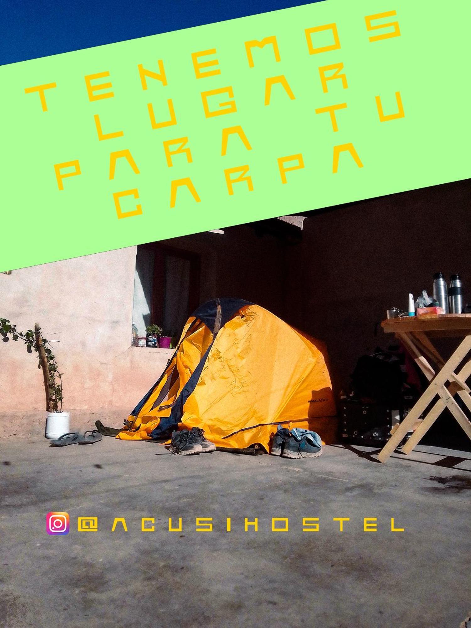 Acusi Hostel Camping Humahuaca Exterior photo